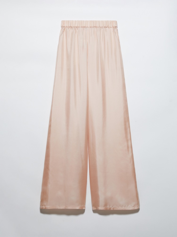 P. Terzini &Co.llaboration cushion, lilac | MAX&Co. P. Terzini &Co.llaboration silk trousers - PINK - MAX&Co.